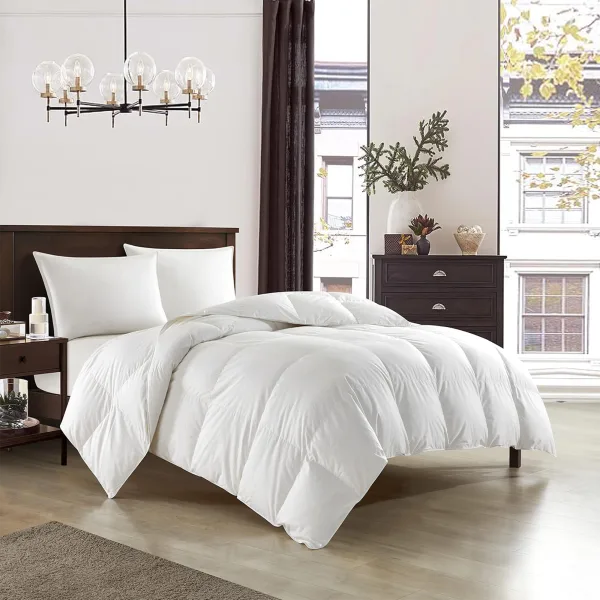 New York & Company Allora Down & Duck Feather Comforter (Queen)