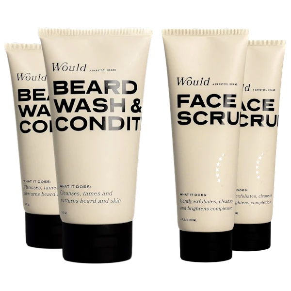 4-Pack: Would Face Scrub and/or Beard Wash
