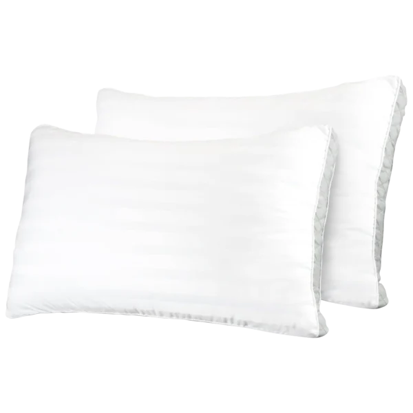 2-Pack: Sleep Restoration 1800 Series Plush Cooling Gel Fiber Pillows