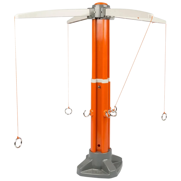 Tiki Toss Tabletop Edition Hook and Ring Toss Game