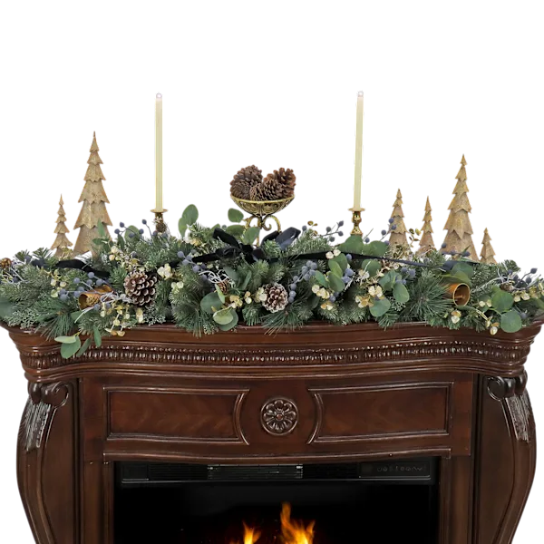 National Tree Company 60" Swiss Chic Swag