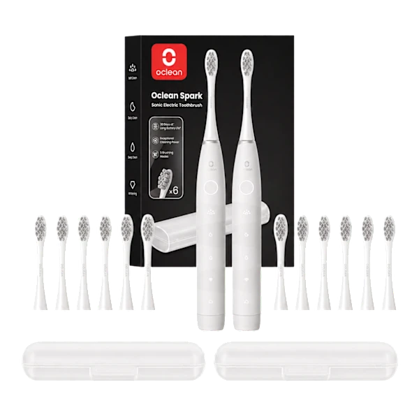 2-Pack: Oclean Spark Sonic Electric Toothbrushes