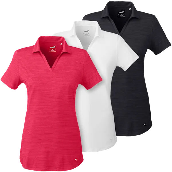 3-Pack: Puma Ladies' Cloudspun Free Polos