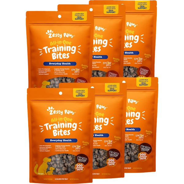 6-Pack: Zesty Paws All-in-One Training Bites