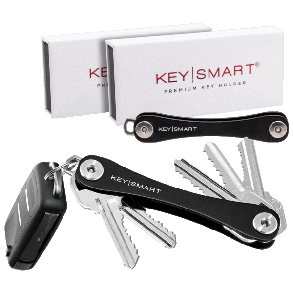 2-Pack: KeySmart Original Compact Key Holder in Gift Box