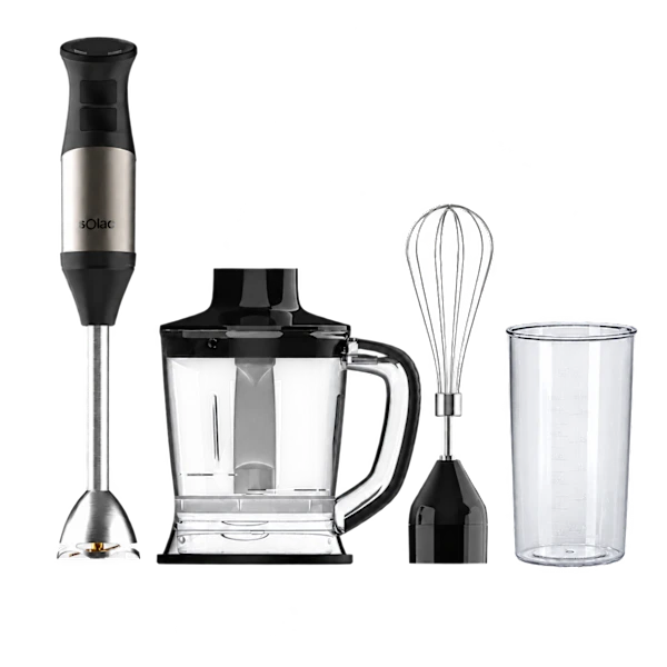 SOLAC Professional Stainless-Steel 1000W Hand Blender with Accessories Kit