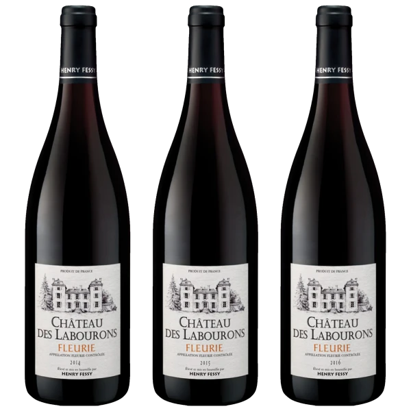 Henry Fessy Château des Labourons Fleurie Cru Beaujolais Vertical