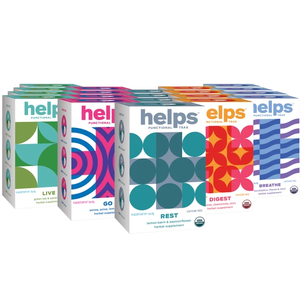 320-Pack: HELPS Organic Functional Herbal Teas