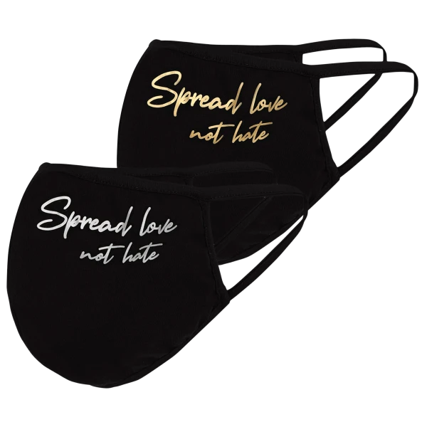 2-Pack: 100% Cotton 2-Layer Fashion Trend Masks