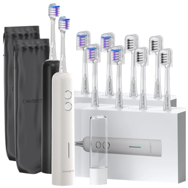 2-Pack: Chasfit Oscillating Sonic Toothbrushes