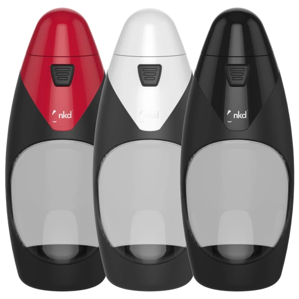 3-Pack: nkd pod+ Water Filter Bottles (585ml / 20oz)