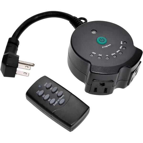 ClearPower Outdoor Lighting Timer with Remote