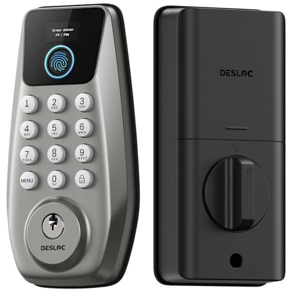 DESLOC C110 Fingerprint Smart Deadbolt with Auto-Lock & Passcode