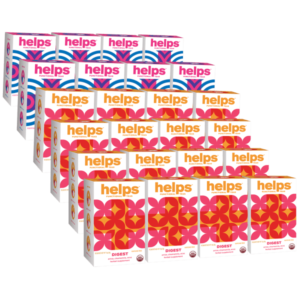 384-Pack HELPS Organic Functional Herbal Teas