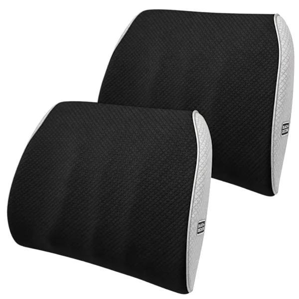 2-Pack: Black+Decker Memory Foam Lumbar Support Cushions