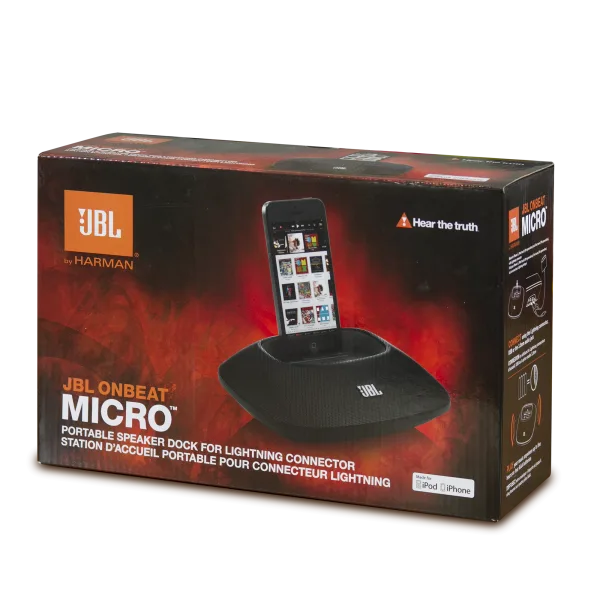 JBL OnBeat Micro Speaker Dock with Lightning Connector
