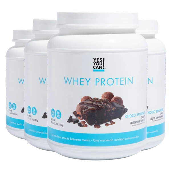 4-Pack: Yes You Can! Complete Whey Protein (Choco-Brownie)