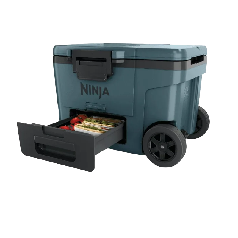 The 45-Quart Wheeled Chilled Cooler With Cutting Board