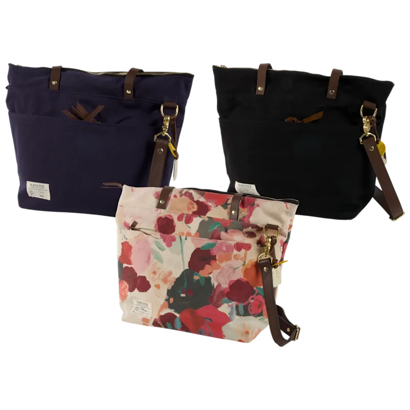 The Everyday Structured Nylon And Leather Tote