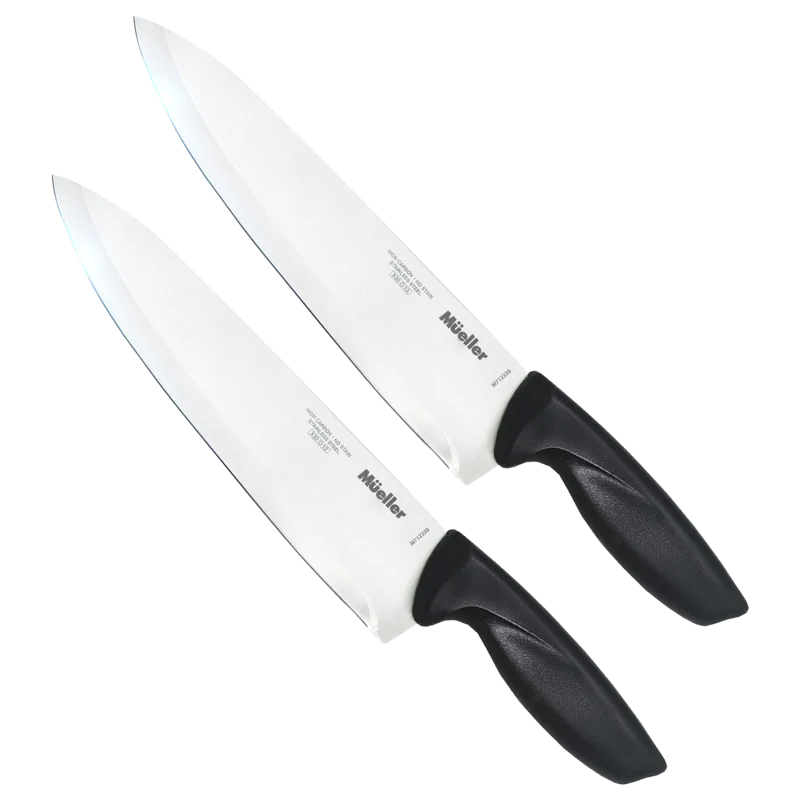2-Pack: Mueller 8" Stainless Steel Chef's Knife