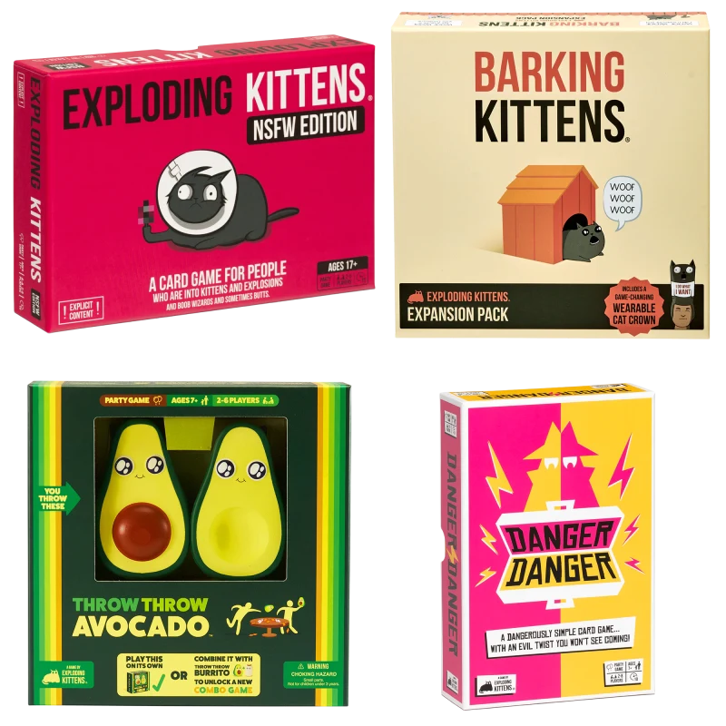 The Exploding Kittens Party Game Pack