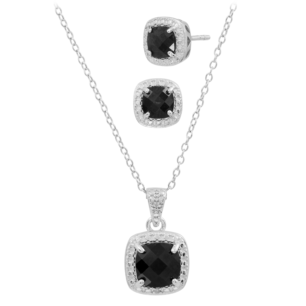 Silver Black Sapphire