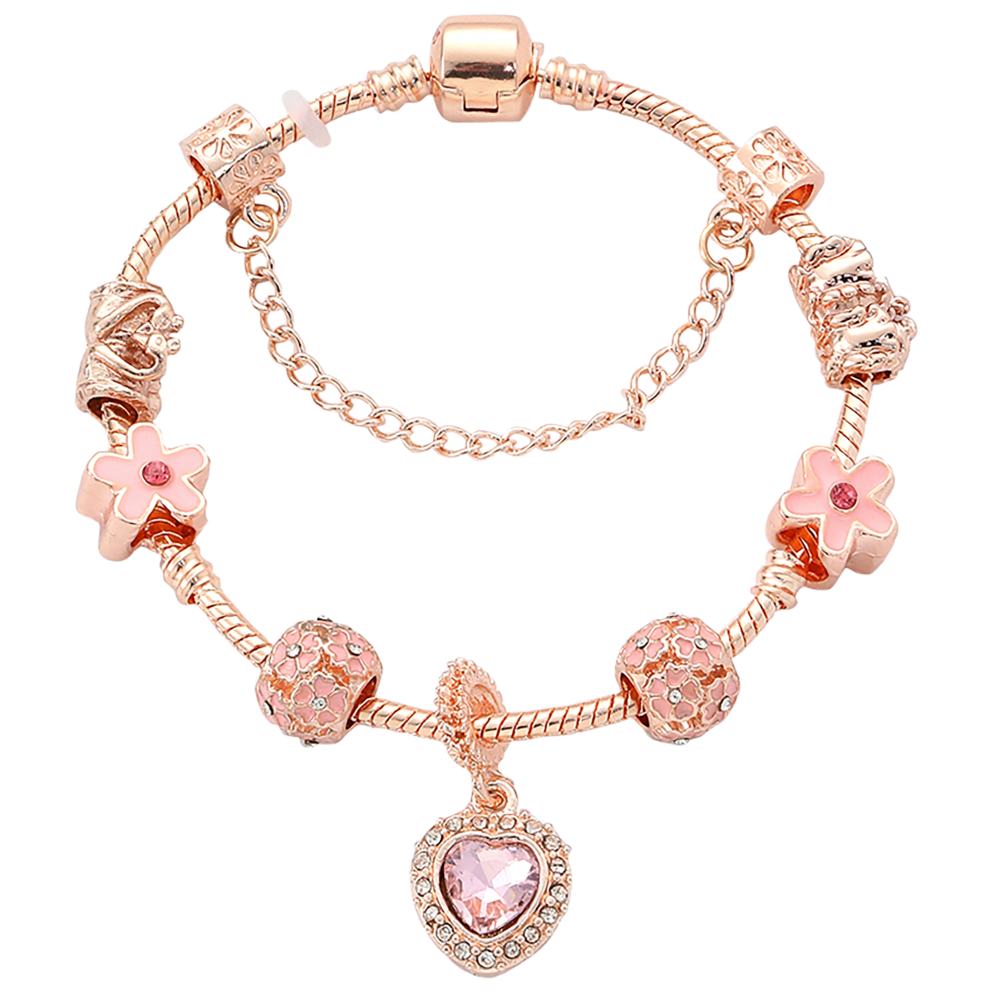 Charm Style: Rose Gold/ Pink