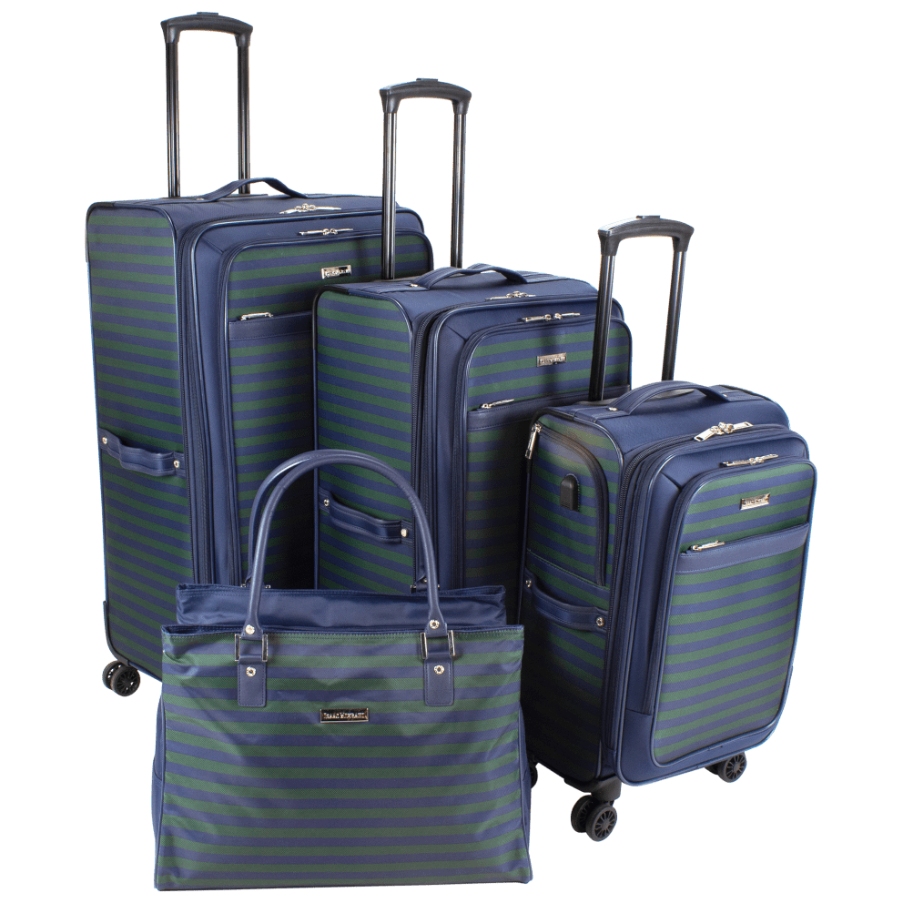 Green Navy Stripe