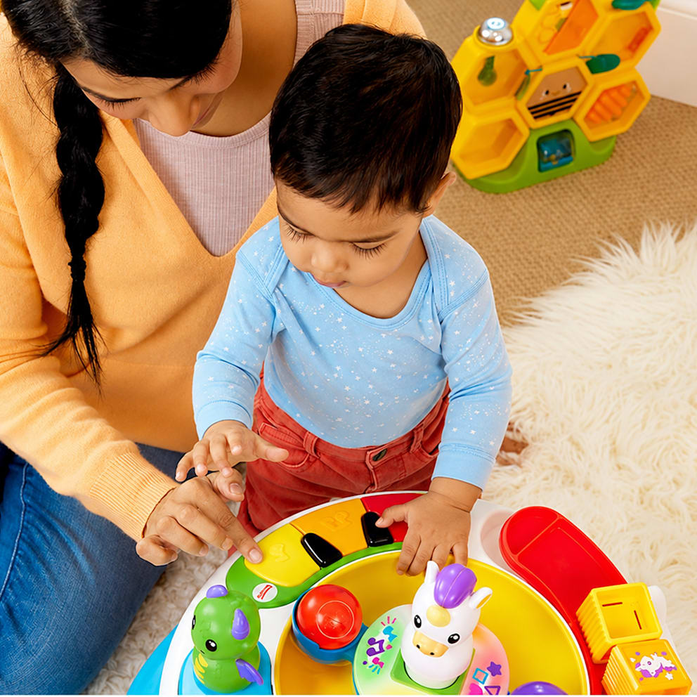 Crawl & Cruise encourages babies to crawl, stand & explore activities
