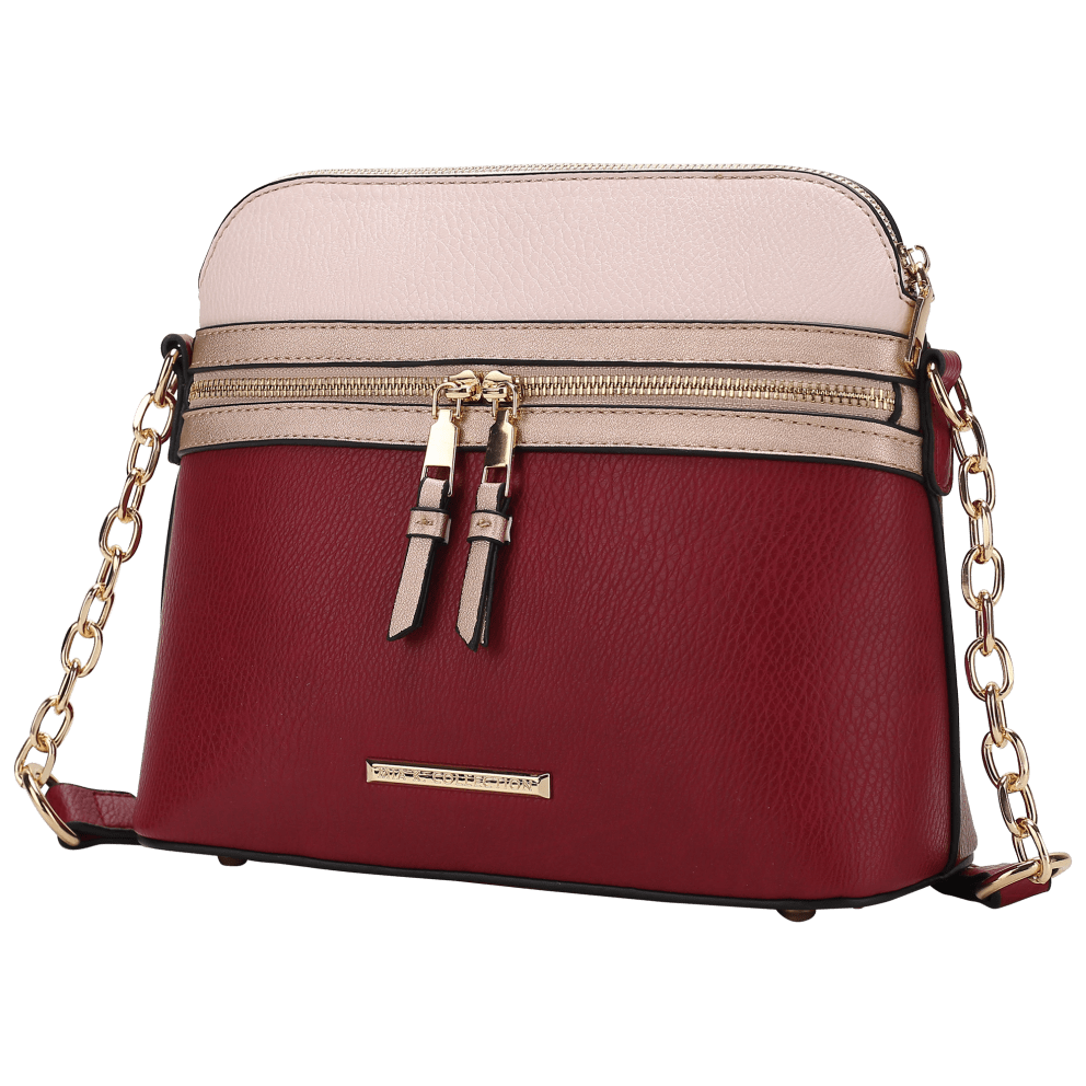 Burgundy/Rose Gold