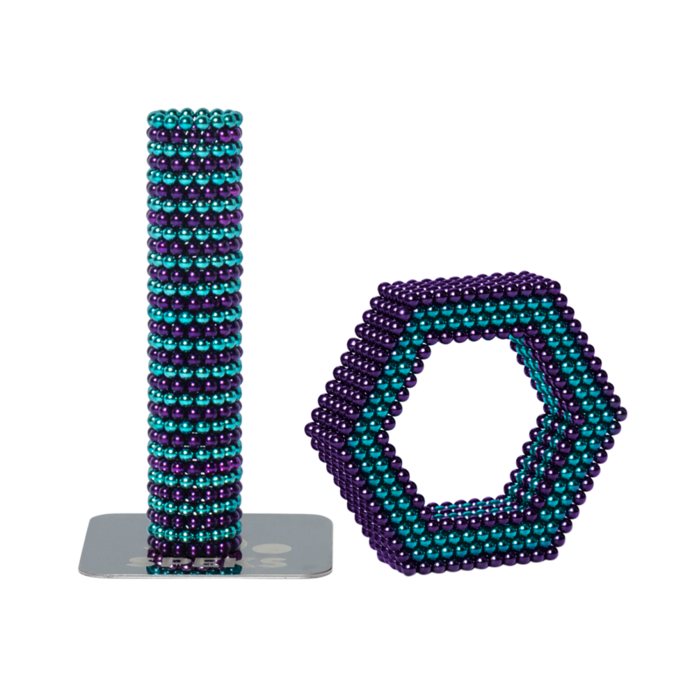 Purple and Teal