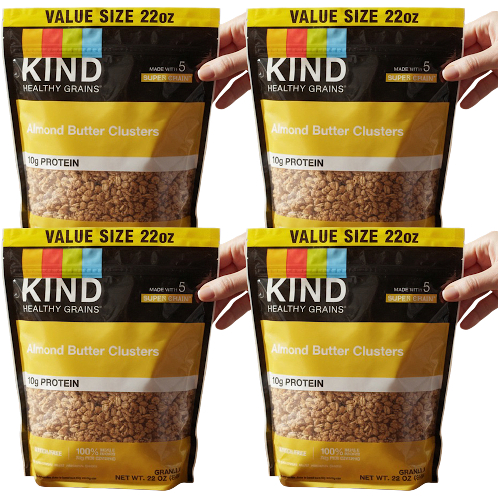 4-Pack: Almond Butter Clusters (17oz)