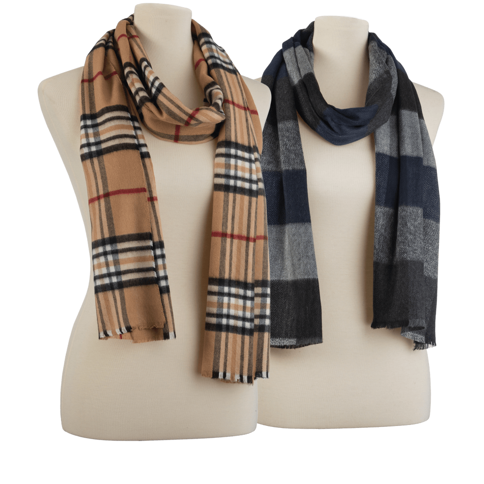 Camel Plaid or Blue Plaid