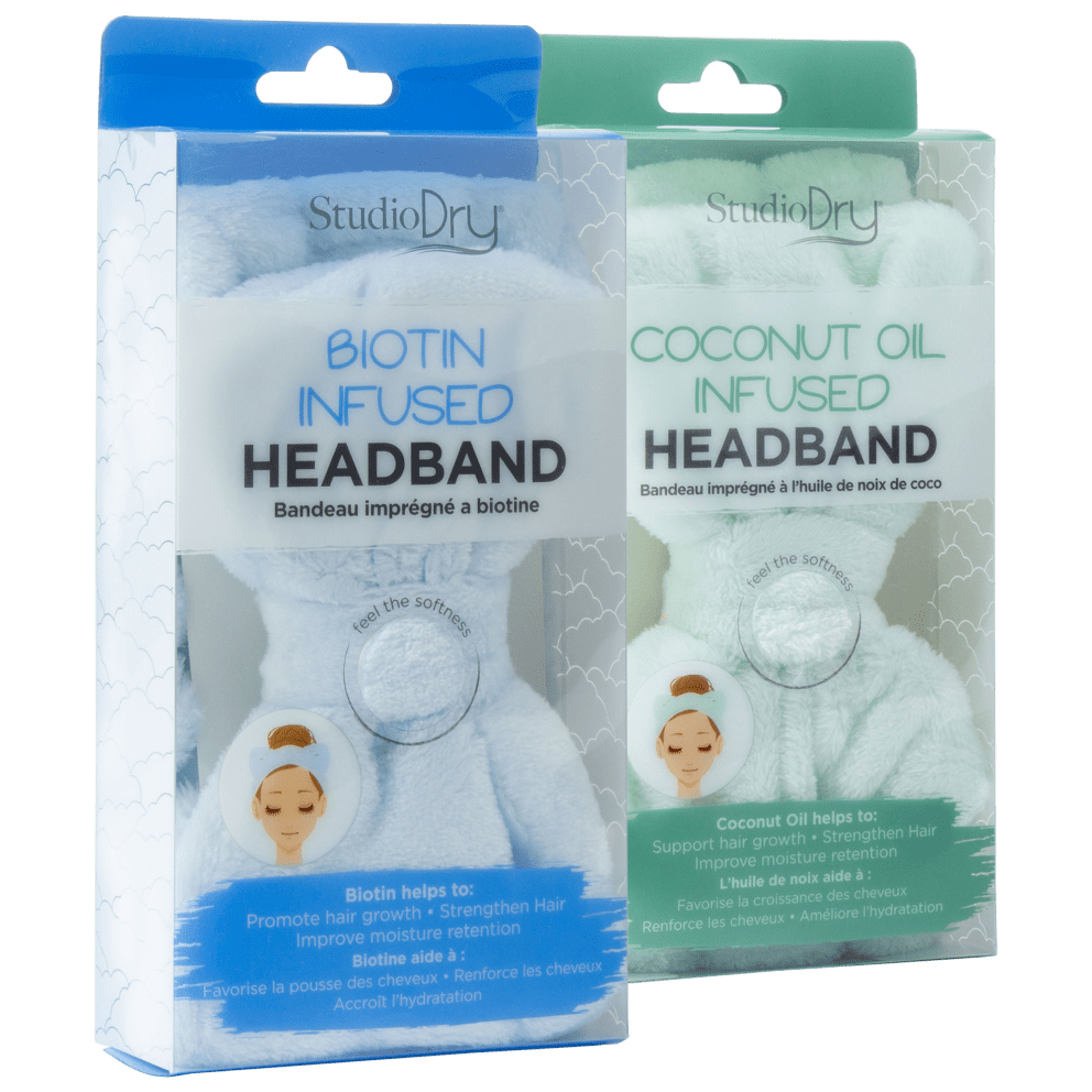 Biotin Infused and Coconut Oil Infused Headbands