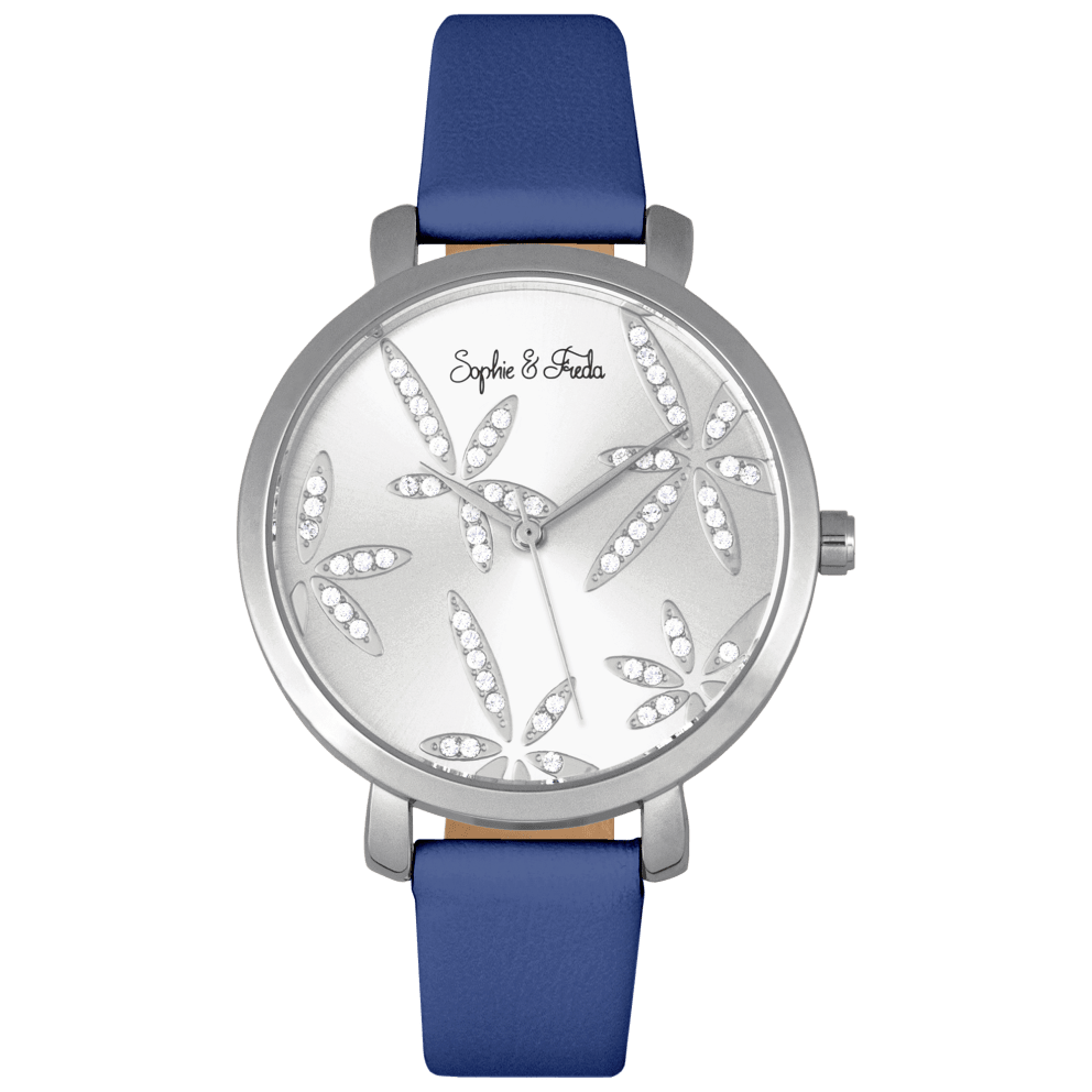 Silver/Blue