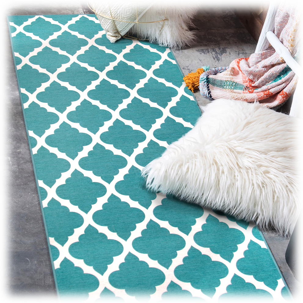 Moroccan Trellis Teal