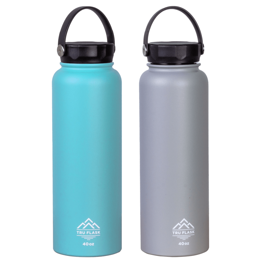 40oz (Turquoise + Grey)