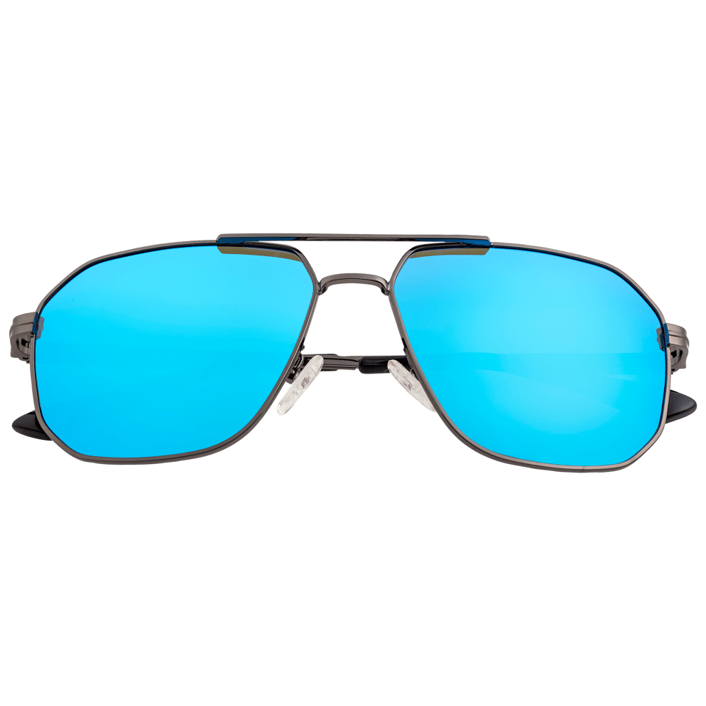 Gunmetal Frame/Blue Lens