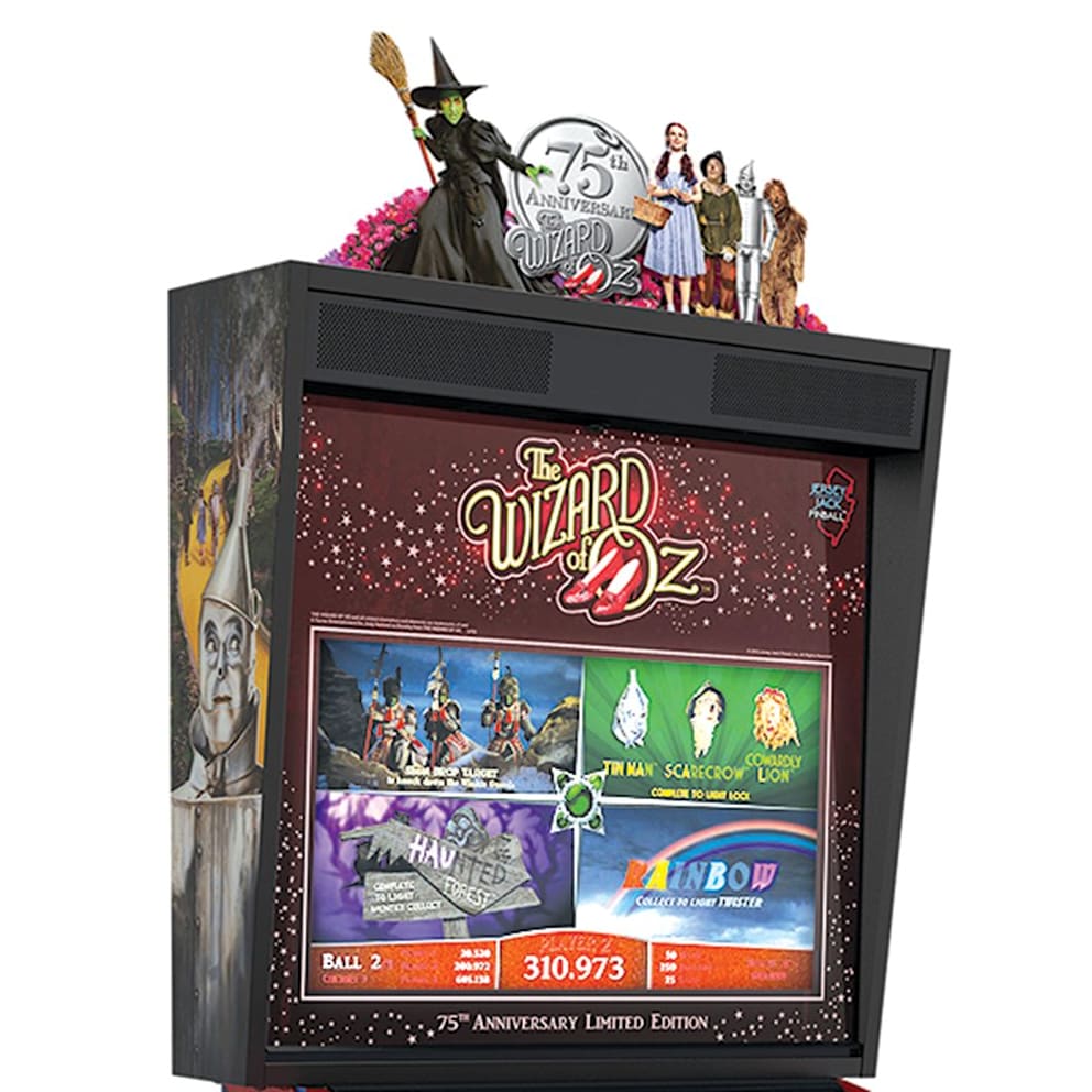 The Wizard of Oz 75th Anniversary Edition Pinball Machine