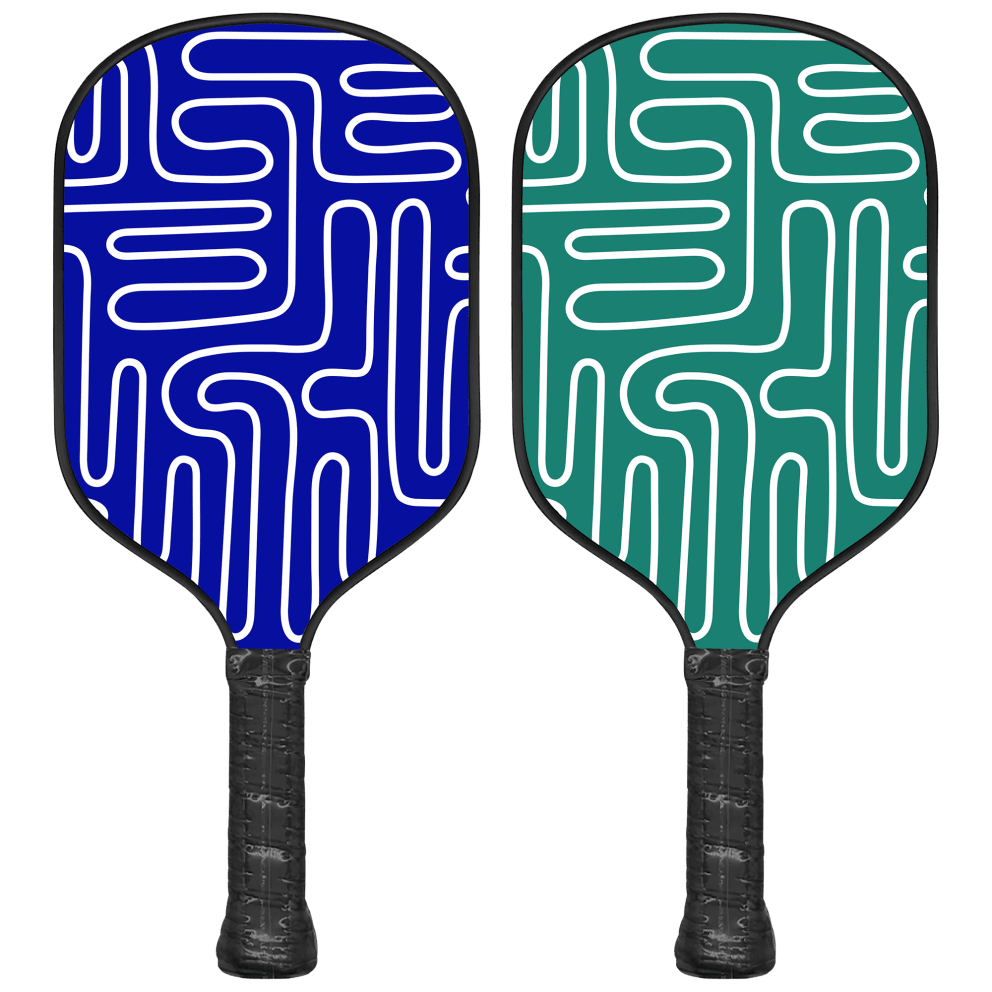 White/Blue Pipe Pattern & White/Green Pipe Pattern