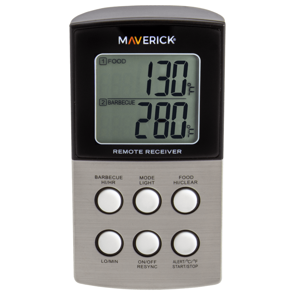 Easily monitor meat and ambient barbecue temps