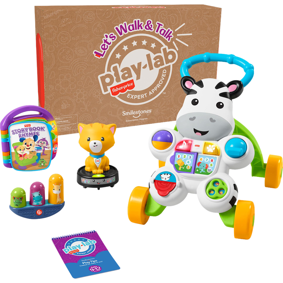 Interactive toys and guided activities in one expertly curated box.