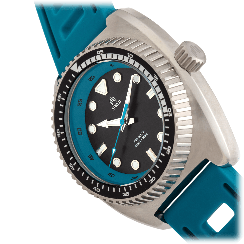 Silver/Teal