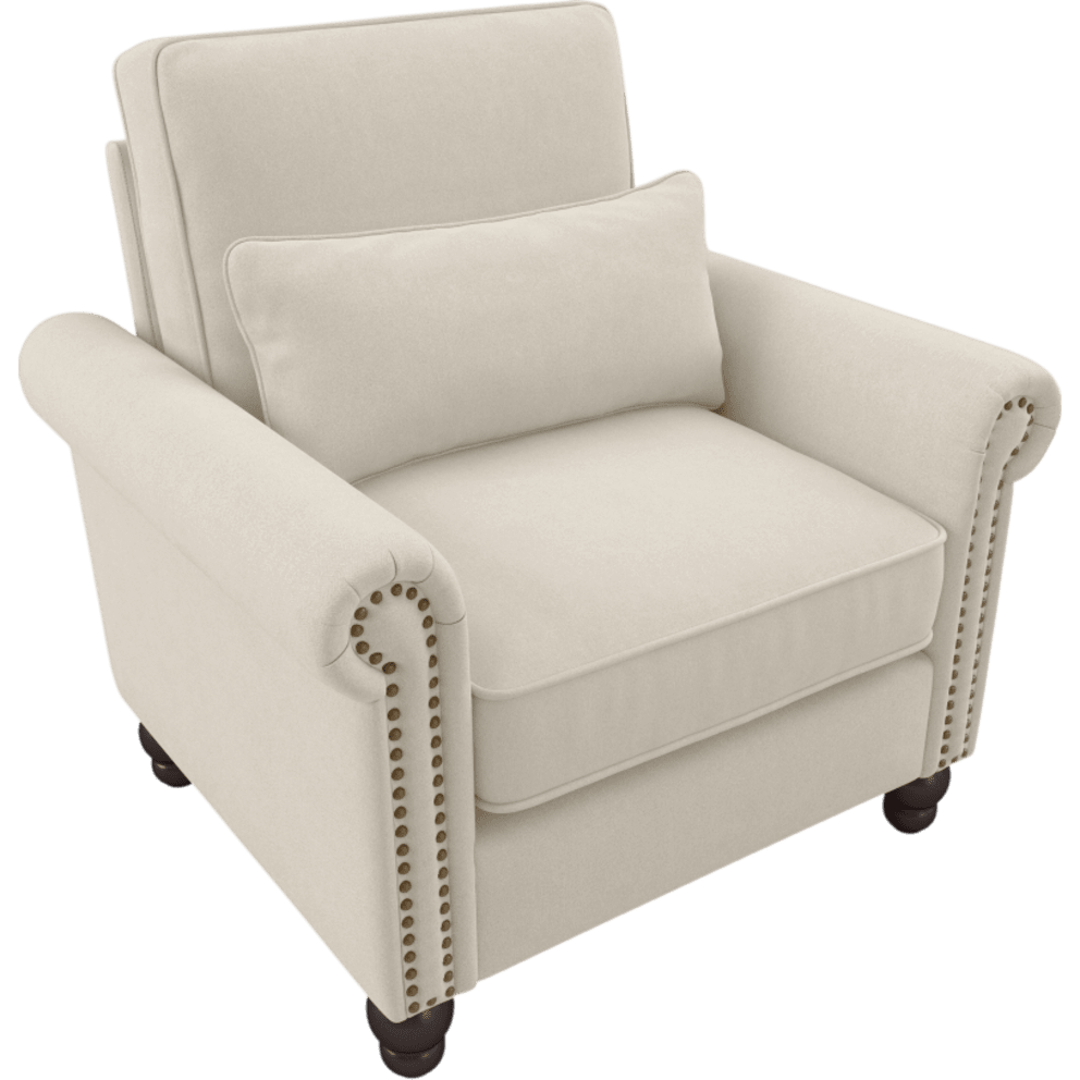 Cream Herringbone Fabric