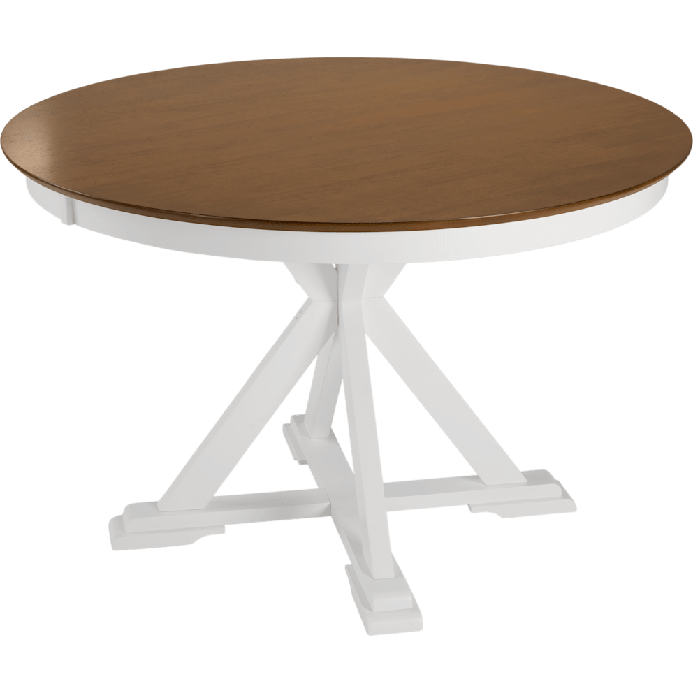 Burnished Medium Brown/White Paint
