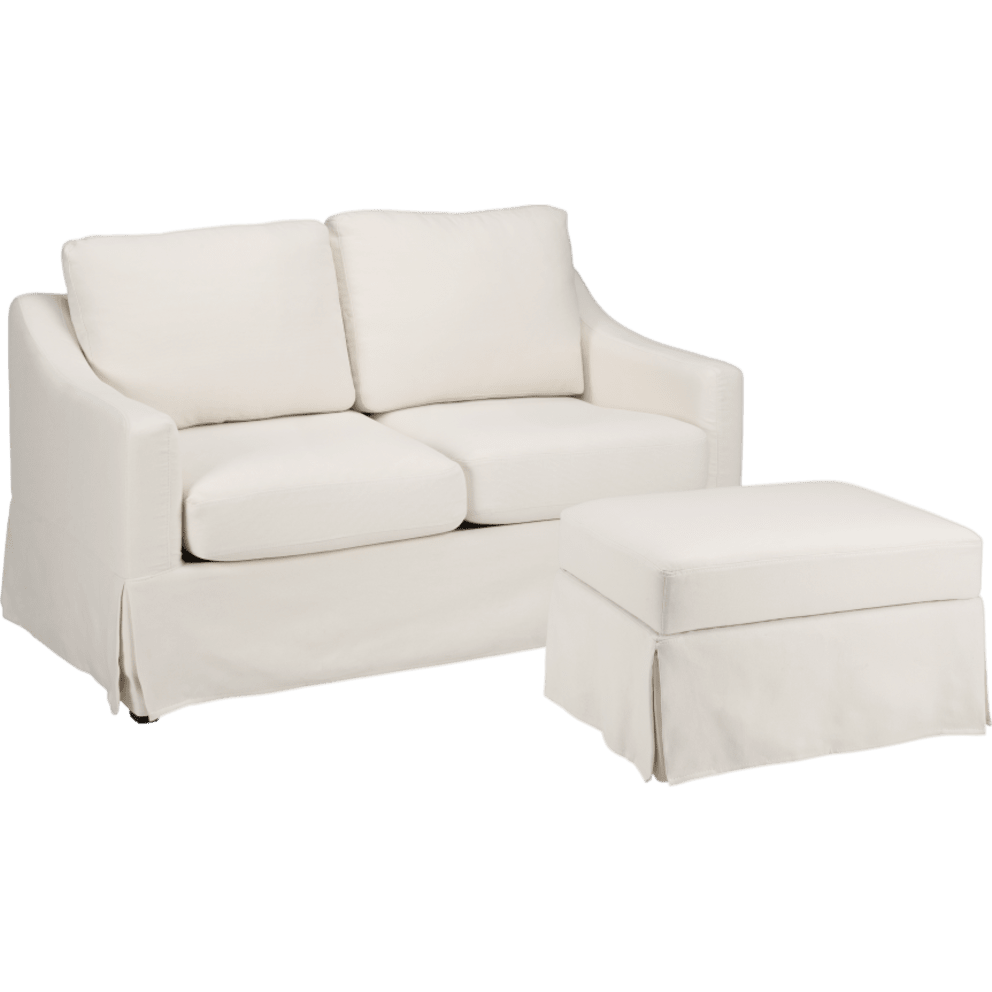 Ivory Basketweave Fabric