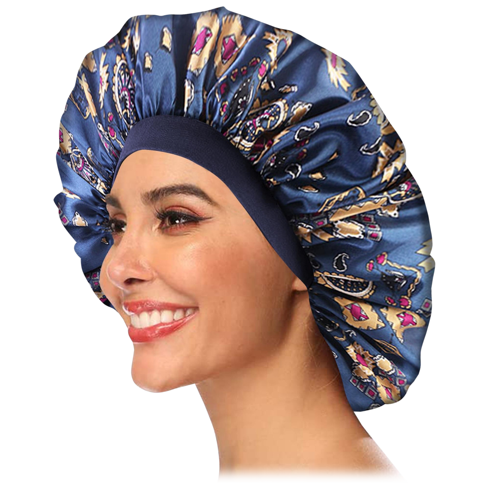 Navy Paisley