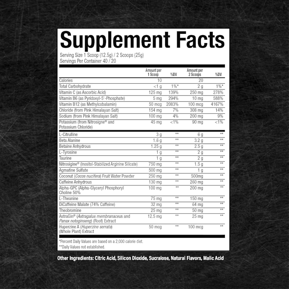 Stim ingredients