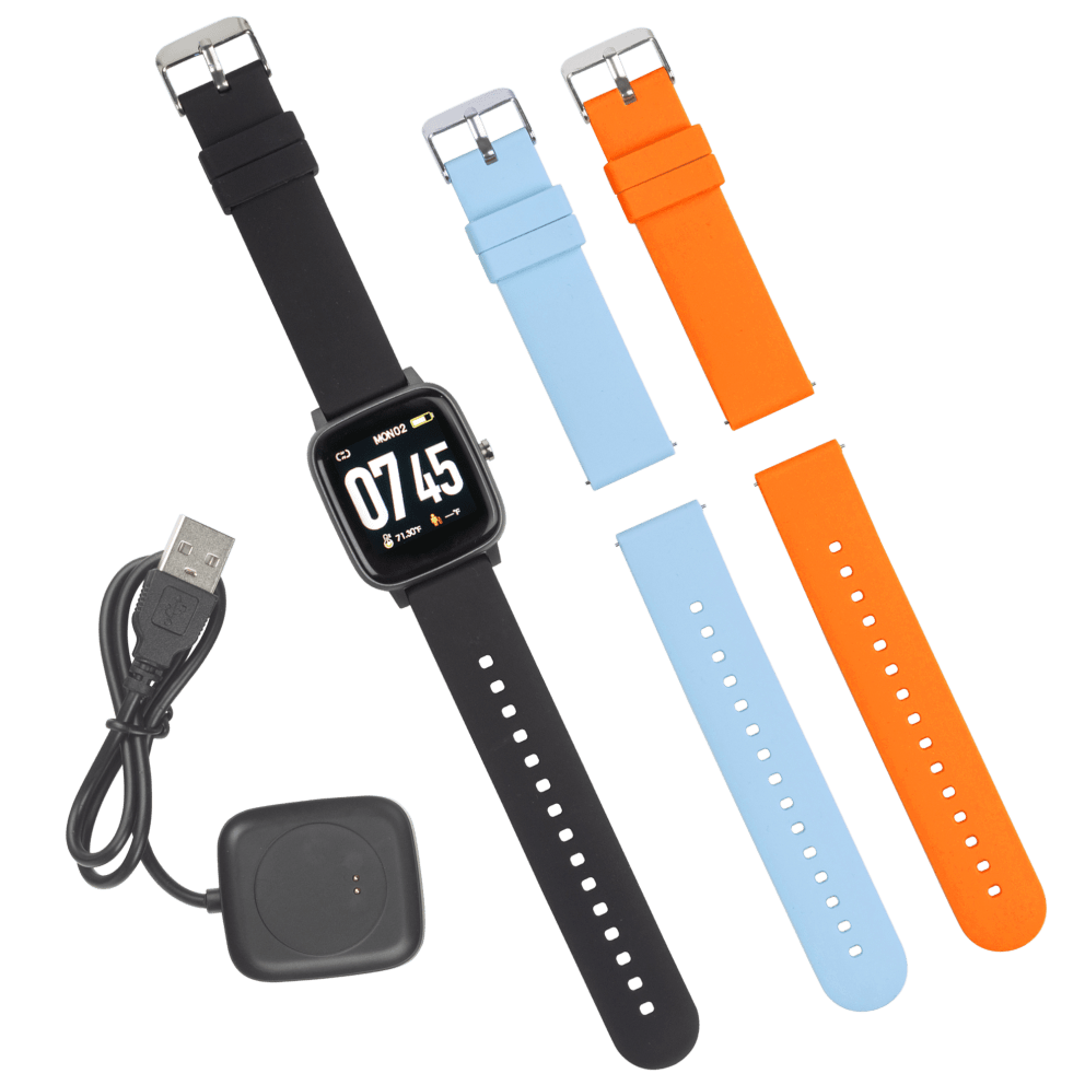 Band Combo: Black/Blue/Orange
