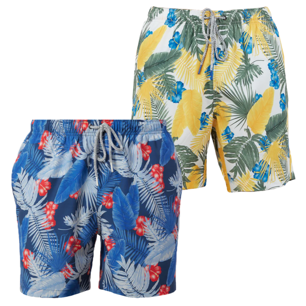 Navy Palm + Yellow Palm